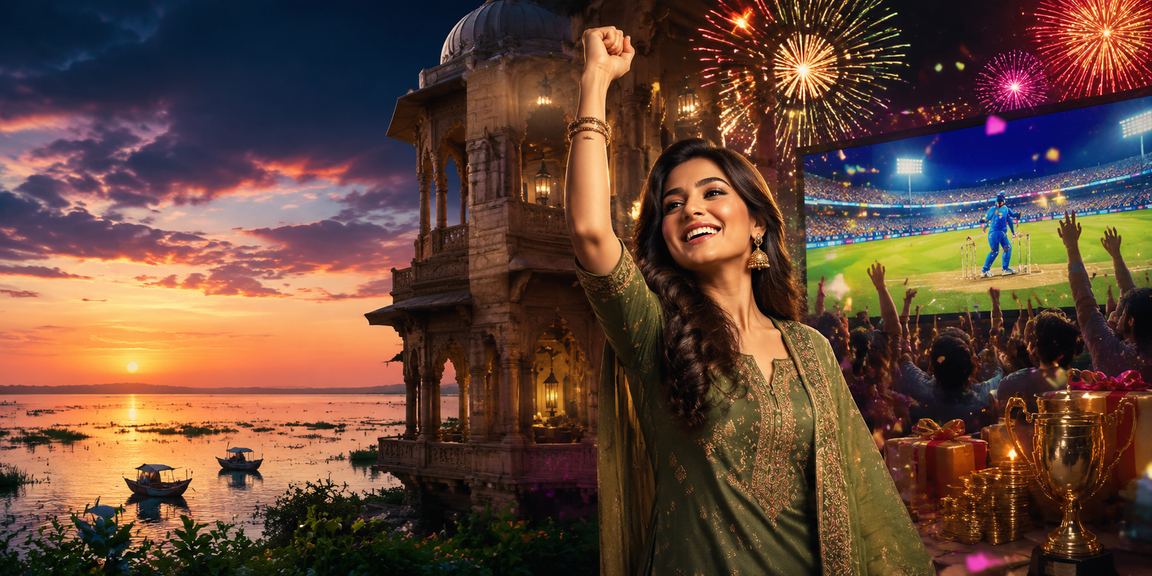 টাঙ্গুয়ার হাওরের পটভূমিতে একজন বাংলাদেশি বেটার g13 - এ ক্রিকেট বেটিং উপভোগ করছেন